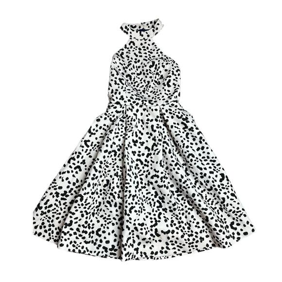 Keepsake the Label City Heat Ivory and Black Print Dress XXS - Picture 1 of 4